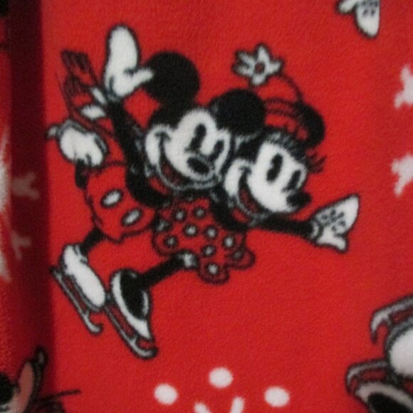 Disney lounging pajama pants Mickey and Minnie so soft with elastic waist sz. L - Picture 6 of 6